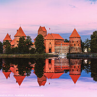 Buy canvas prints of Trakai Castle near Vilnius, Lithuania by Maria Vonotna