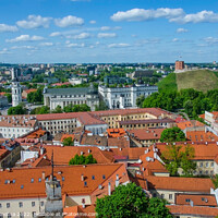 Buy canvas prints of Vilnius city center in Lithuania by Maria Vonotna