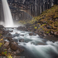 Buy canvas prints of Svartifoss  river by Tony Prower