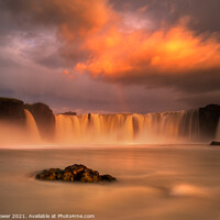 Buy canvas prints of Goðafoss Cloud by Tony Prower