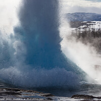 Buy canvas prints of Strokkur Eruption by Tony Prower