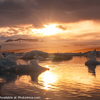 Buy canvas prints of Iceberg sun by Tony Prower