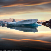 Buy canvas prints of Iceberg reflections by Tony Prower