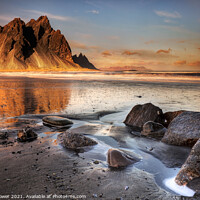 Buy canvas prints of Vestrahorn Beach by Tony Prower