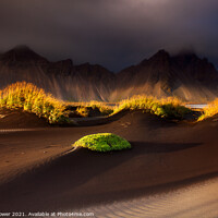 Buy canvas prints of Vestrahorn Sand Dunes by Tony Prower
