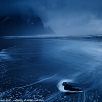 Buy canvas prints of Vestrahorn Blue by Tony Prower