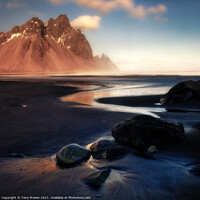 Buy canvas prints of Vestrahorn Square by Tony Prower