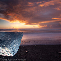 Buy canvas prints of Sun beach ice by Tony Prower