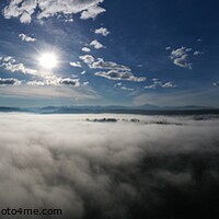 Buy canvas prints of Above the clouds by eacmich 