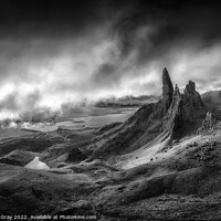 Buy canvas prints of Storm Approaching Old Man Of Storr by Andy Gray