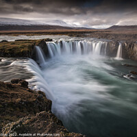 Buy canvas prints of Godafoss Waterfall Iceland by Andy Gray