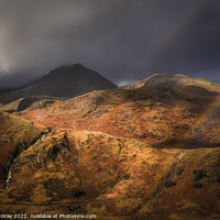 Buy canvas prints of Snowdonia Rainbow by Andy Gray