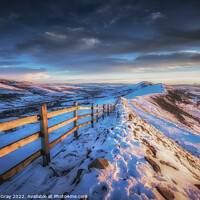 Buy canvas prints of Great Ridge Peak District by Andy Gray