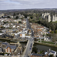 Buy canvas prints of Arundel castle and town by Paul Hutchings