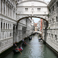 Buy canvas prints of Bridge of Sighs Venice by Sandra Day
