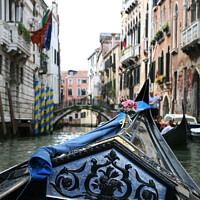 Buy canvas prints of Venice Gondola Trip by Sandra Day