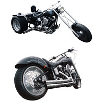 Buy canvas prints of Harley Davidson 05 by Sandra Day