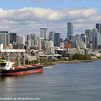 Buy canvas prints of Seattle from the sea by Sandra Day