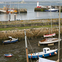 Buy canvas prints of Newlyn Harbour. Cornwall. by Sandra Day