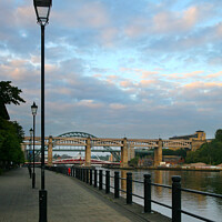 Buy canvas prints of River Tyne Bridges by Sandra Day