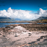 Buy canvas prints of Connemara landscape with impending bad weather by johnseanphotography 
