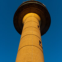 Buy canvas prints of Calshot Tower in the midday sun, near Hythe in Hampshire by johnseanphotography 