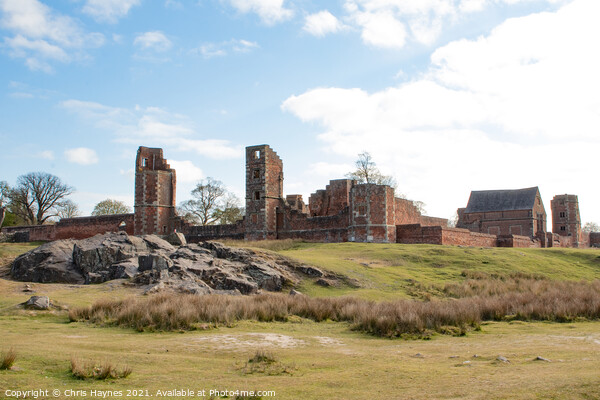 Bradgate House Ruins Picture Board by Chris Haynes