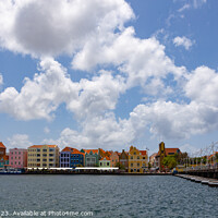 Buy canvas prints of Curacao under a cloudy sky by Chris Haynes