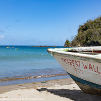 Buy canvas prints of The Great Wall of St Lucia by Chris Haynes