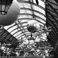 Buy canvas prints of Christmas in Covent Garden by Chris Haynes