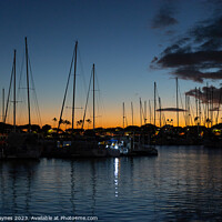 Buy canvas prints of Sunset on the Harbour by Chris Haynes