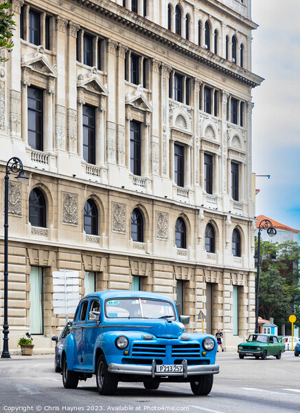 Havana Taxi, Cuba Picture Board by Chris Haynes
