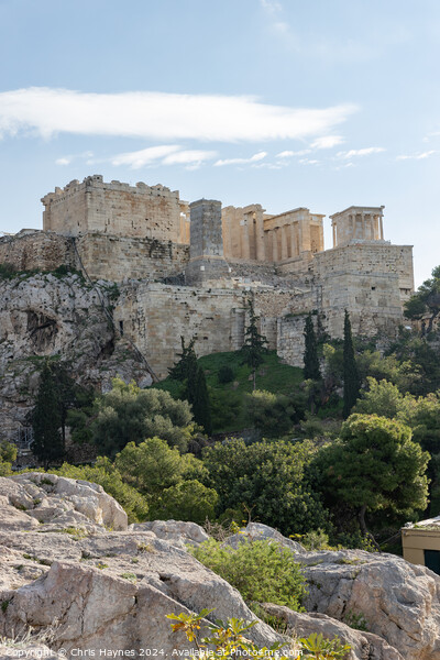 The Acropolis Athens Picture Board by Chris Haynes