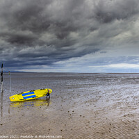 Buy canvas prints of Waiting for the Waves at Wallasey by Philip Brookes