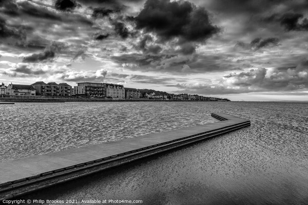 West Kirby Marine Lake Picture Board by Philip Brookes