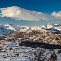 Buy canvas prints of Langdale in Winter by Philip Brookes