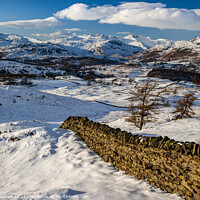 Buy canvas prints of Southern Fells in Winter by Philip Brookes