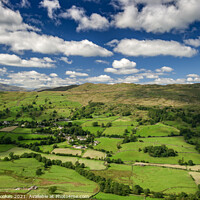 Buy canvas prints of Troutbeck valley, Lake District by Philip Brookes