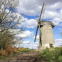 Buy canvas prints of Bidston Windmill by Philip Brookes