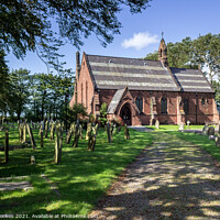 Buy canvas prints of St John the Divine Church, Frankby by Philip Brookes