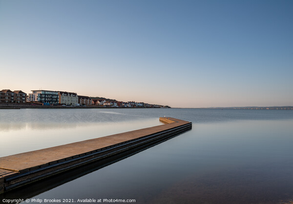 West Kirby Marine Lake Picture Board by Philip Brookes