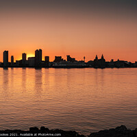 Buy canvas prints of Liverpool Sunrise by Philip Brookes