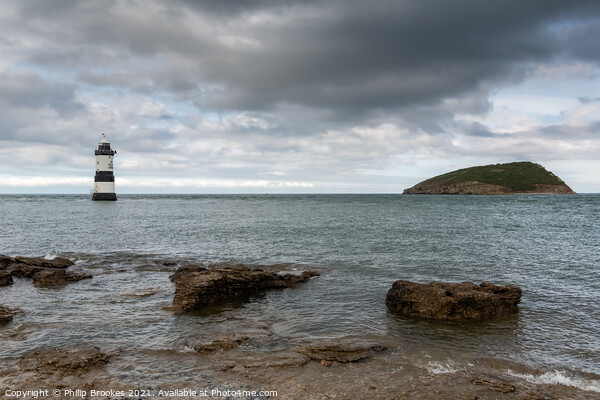 Penmon Point Lighthouse Picture Board by Philip Brookes
