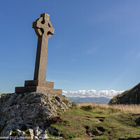 Buy canvas prints of Celtic Cross, Llanddwyn Island by Philip Brookes