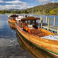 Buy canvas prints of Lake Windermere Ferry by Philip Brookes