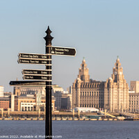 Buy canvas prints of Wallasey Signpost by Philip Brookes
