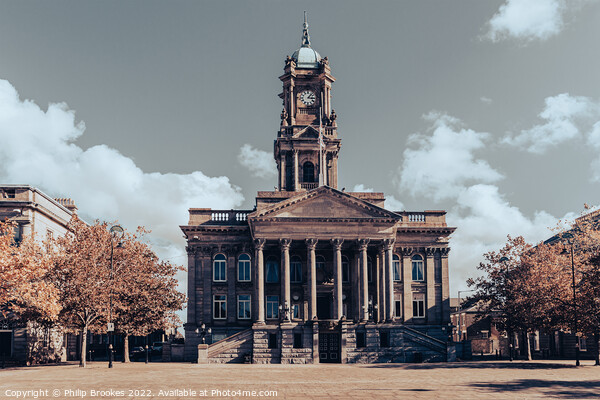 Birkenhead Town Hall Picture Board by Philip Brookes