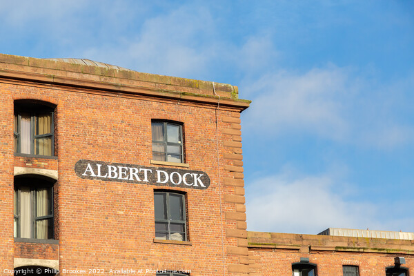 Albert Dock, Liverpool Picture Board by Philip Brookes