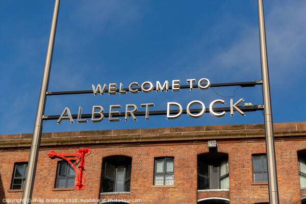 Albert Dock, Liverpool Picture Board by Philip Brookes