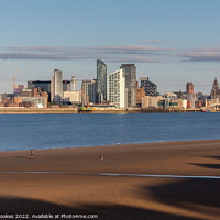 Buy canvas prints of Wallasey and Liverpool Skyline by Philip Brookes